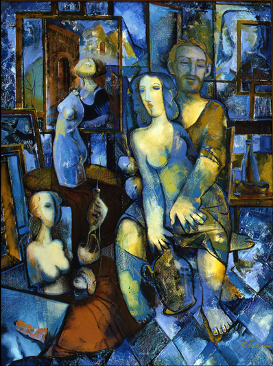 Artist With a Model. 2003